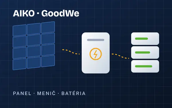 Panely, menič, batéria: technológie, ktoré montujeme