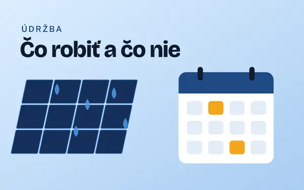Údržba fotovoltiky: čistenie, kontrola, revízie a sneh